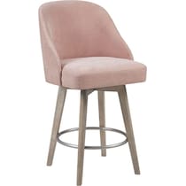 denton pink counter height stool   
