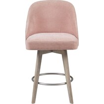 denton pink counter height stool   