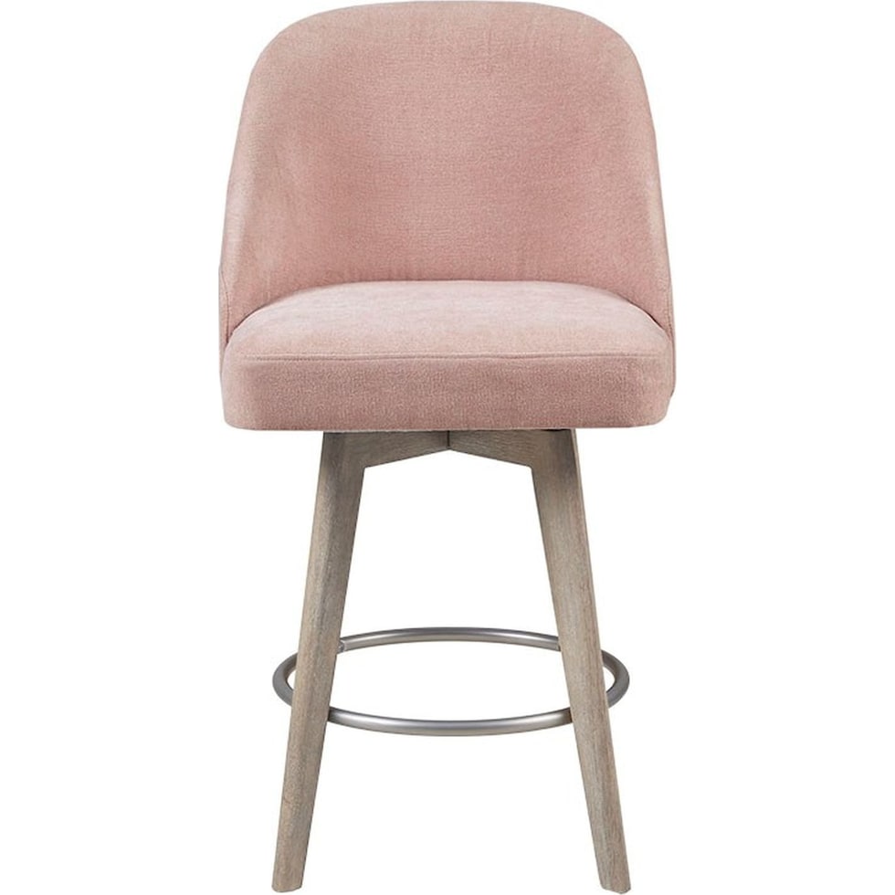 denton pink counter height stool   