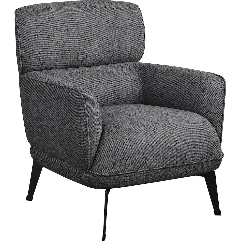 derek gray accent chair   