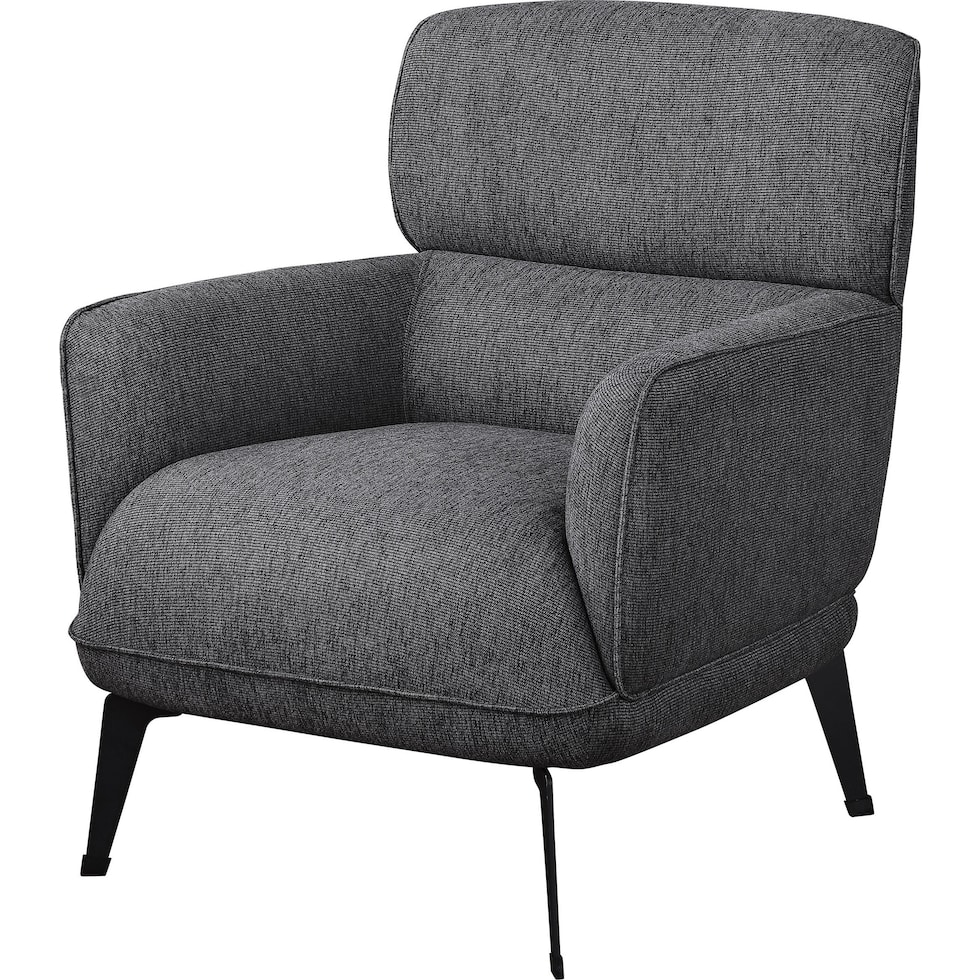 derek gray accent chair   