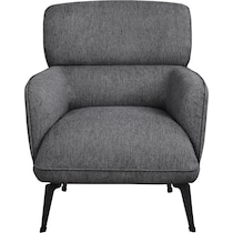 derek gray accent chair   