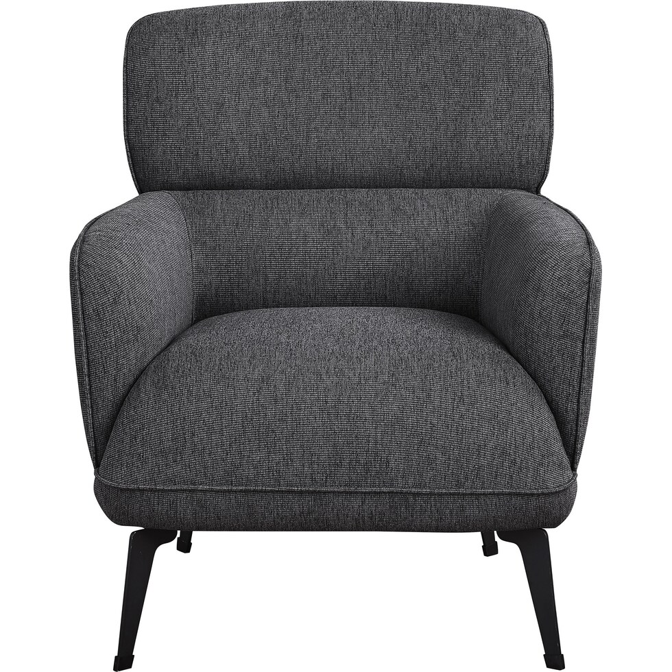 derek gray accent chair   
