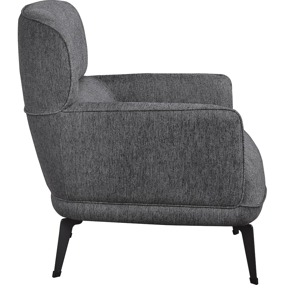 derek gray accent chair   