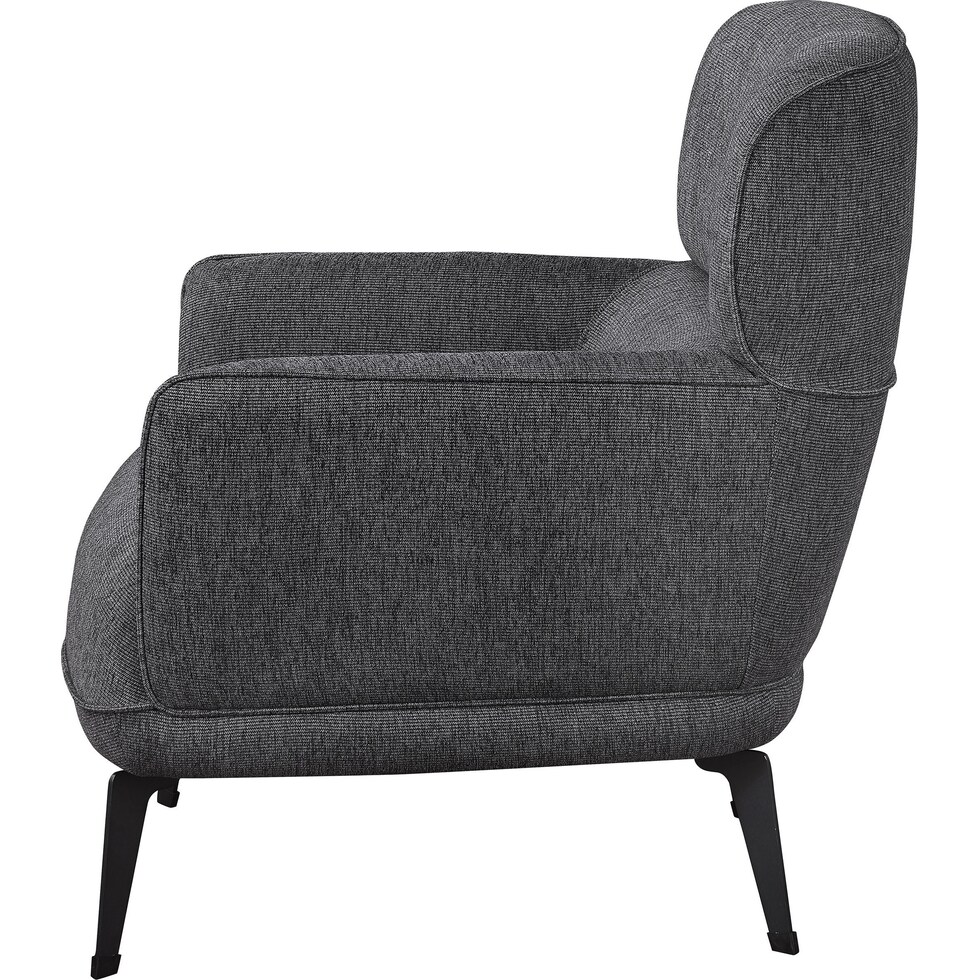 derek gray accent chair   