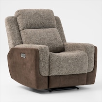 desmond dark brown recliner   