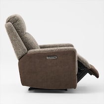 desmond dark brown recliner   