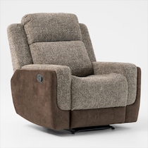 desmond dark brown recliner   