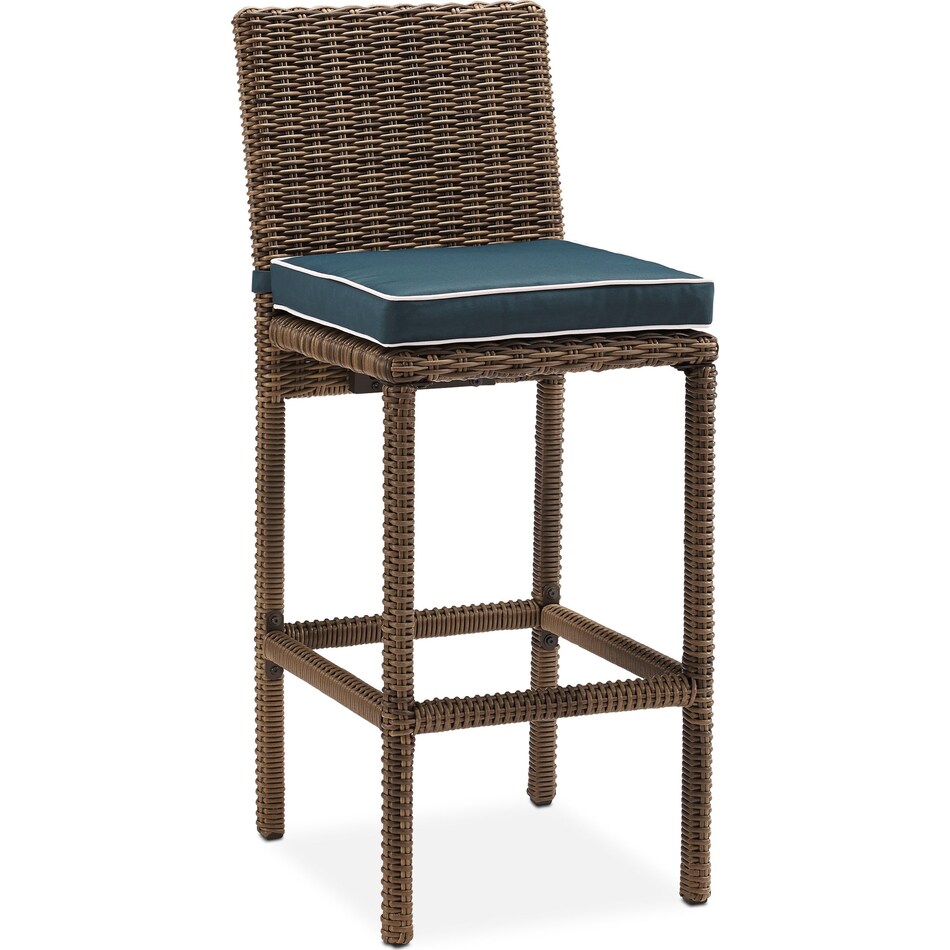Destin Outdoor Bar and 2 Bar Stools American Signature Furniture