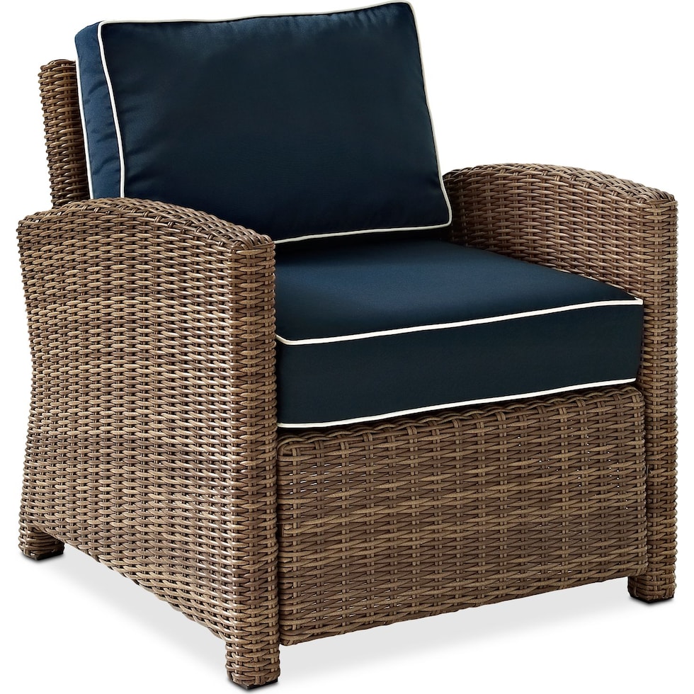 destin blue outdoor chair   