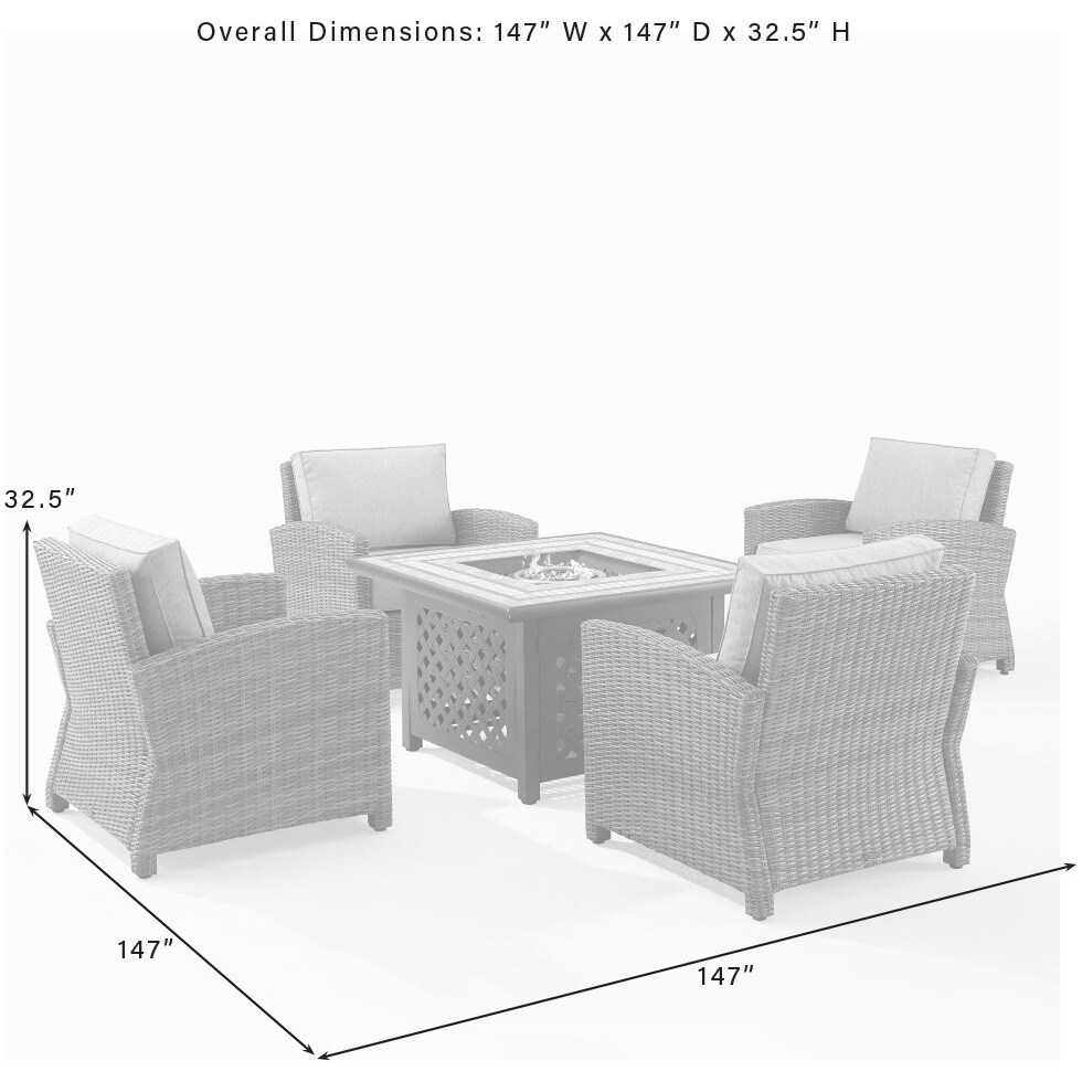 destin brown gray outdoor chair set   