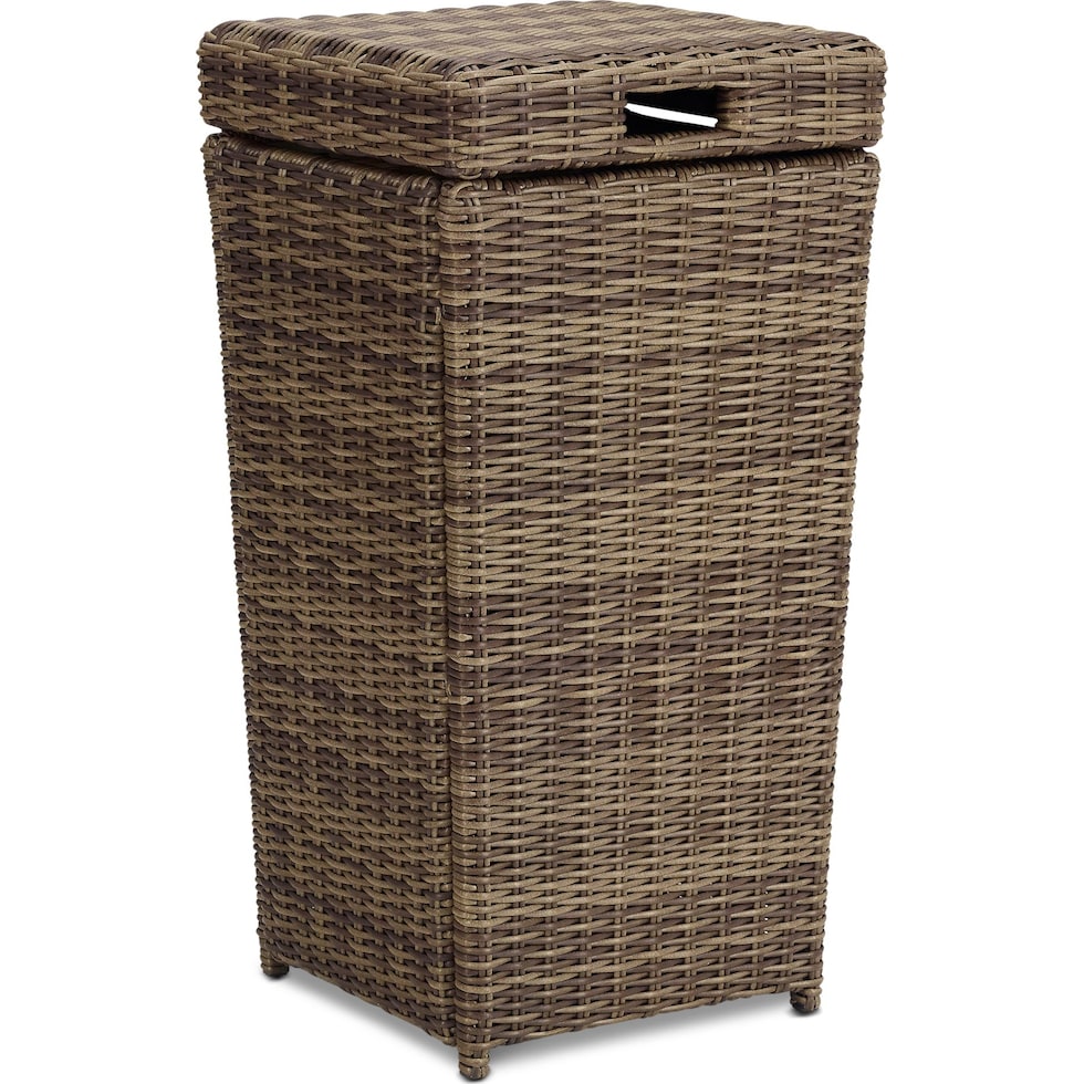 destin dark brown outdoor storage   