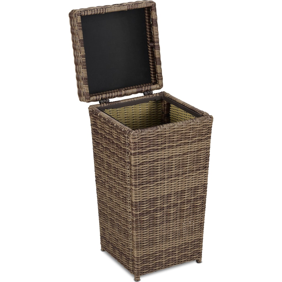 destin dark brown outdoor storage   