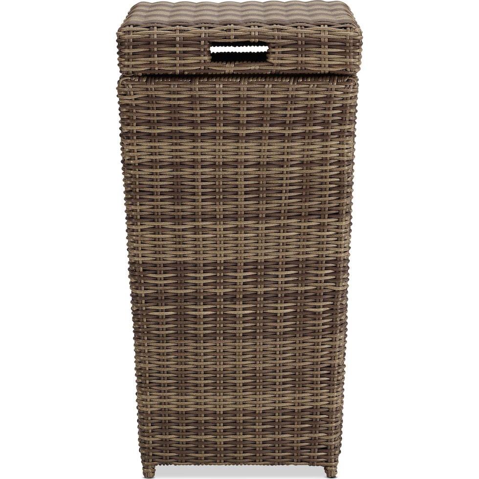 destin dark brown outdoor storage   