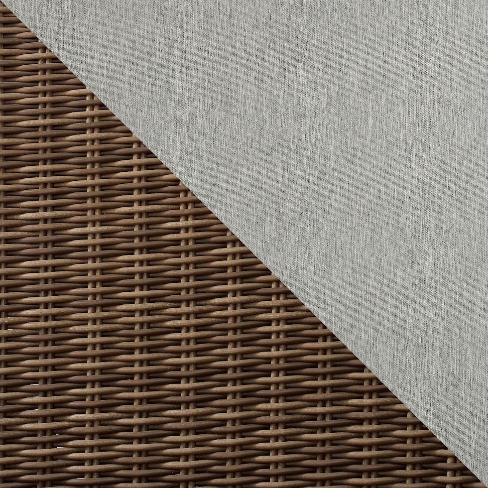 destin gray and brown outdoor chair   