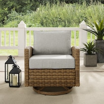 destin gray and brown outdoor chair   