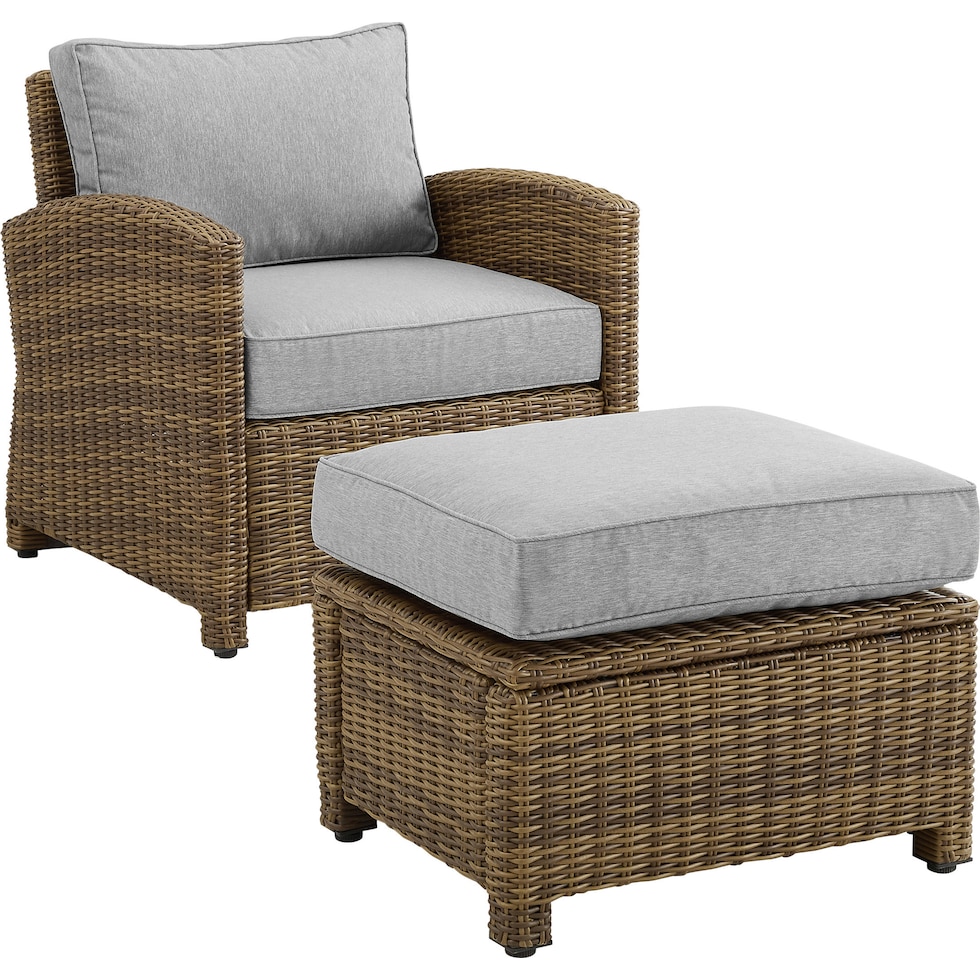 destin gray brown outdoor chair set   