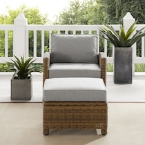 destin gray brown outdoor chair set   