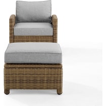 destin gray brown outdoor chair set   