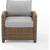 destin gray brown outdoor chair   