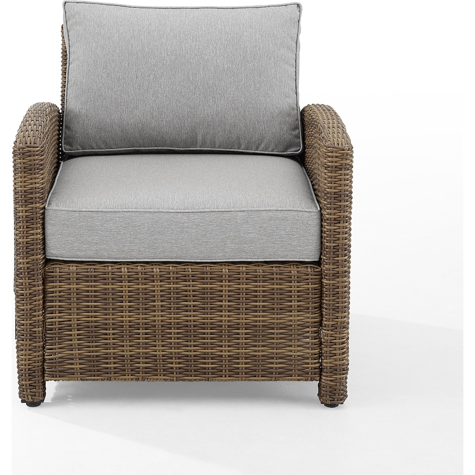destin gray brown outdoor chair   