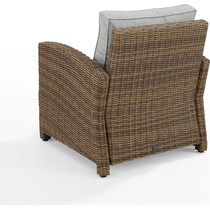 destin gray brown outdoor chair   