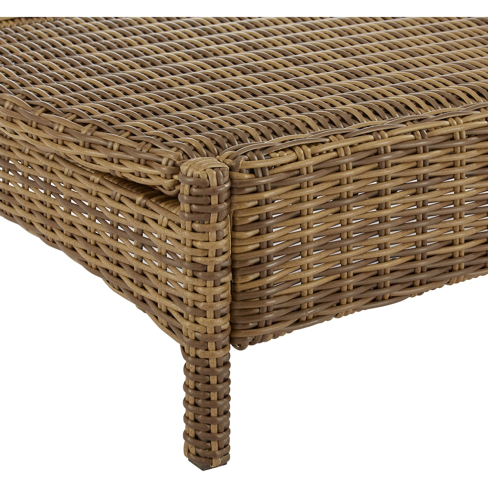 destin gray brown outdoor chaise   