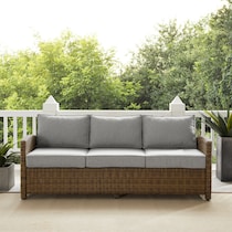 destin gray brown outdoor sofa   