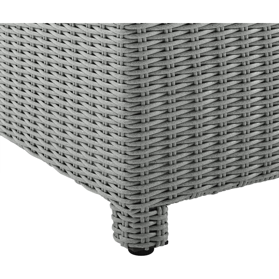 destin gray navy outdoor sectional set   