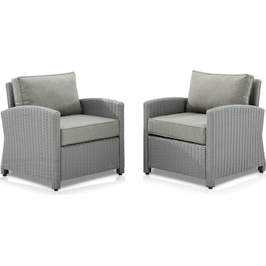 Destin Set of 2 Outdoor Chairs