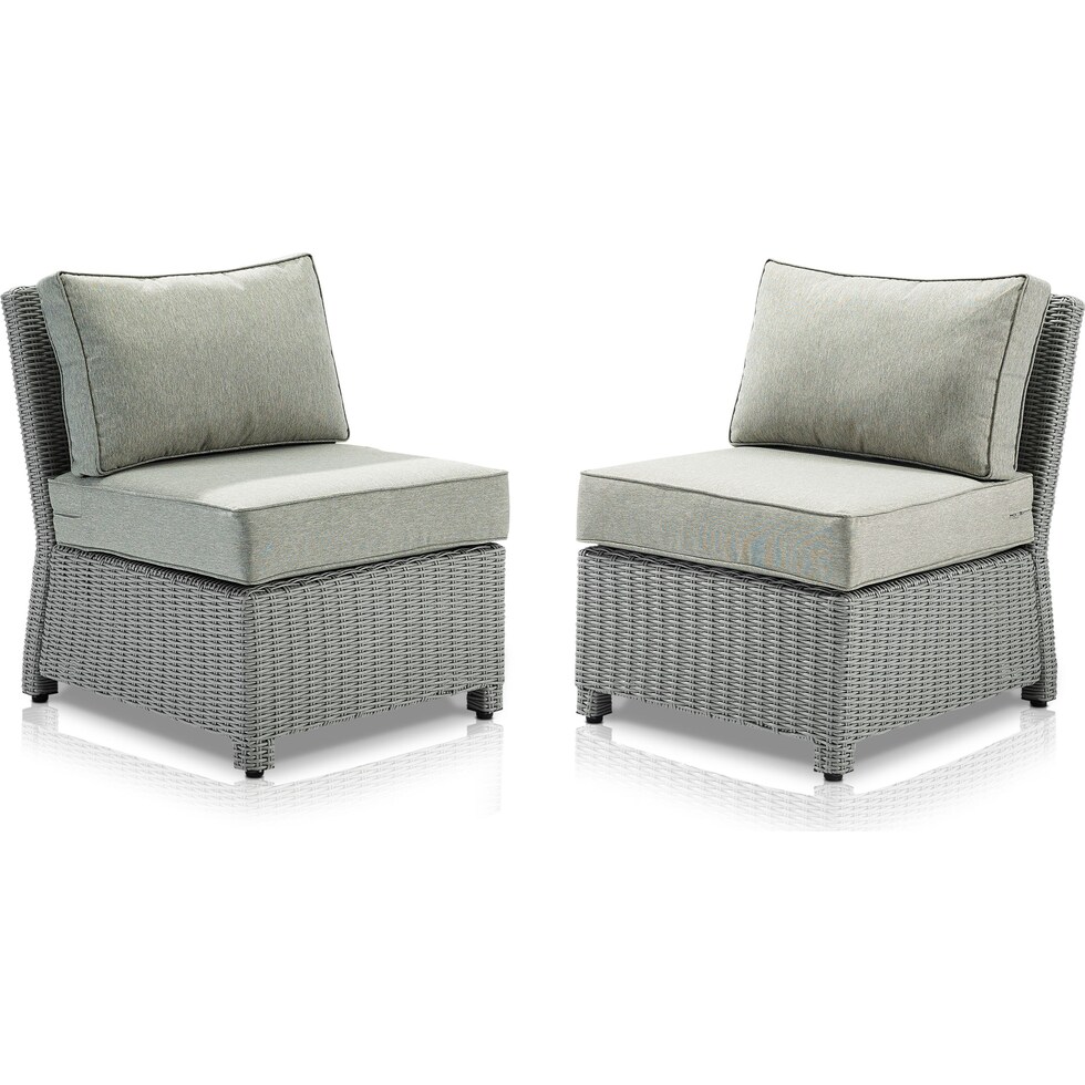 destin gray outdoor chair set   