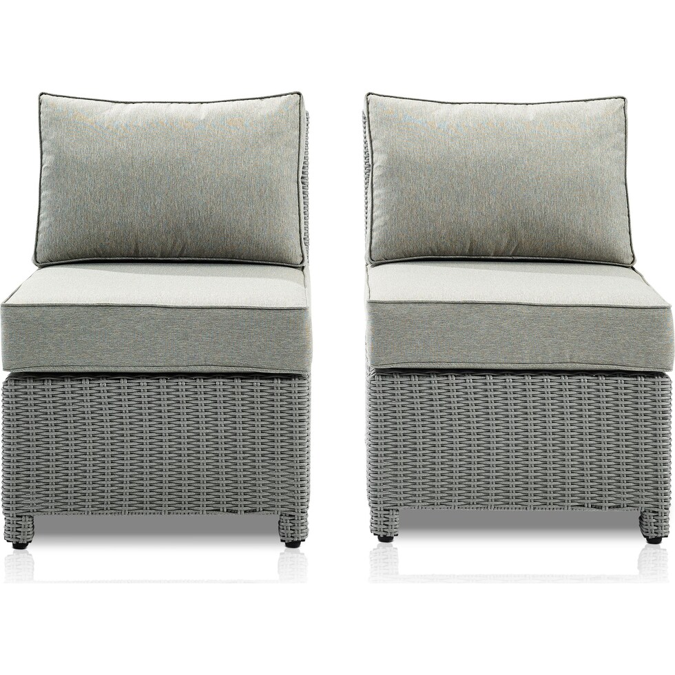 destin gray outdoor chair set   
