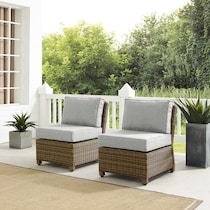 destin gray outdoor chair set   