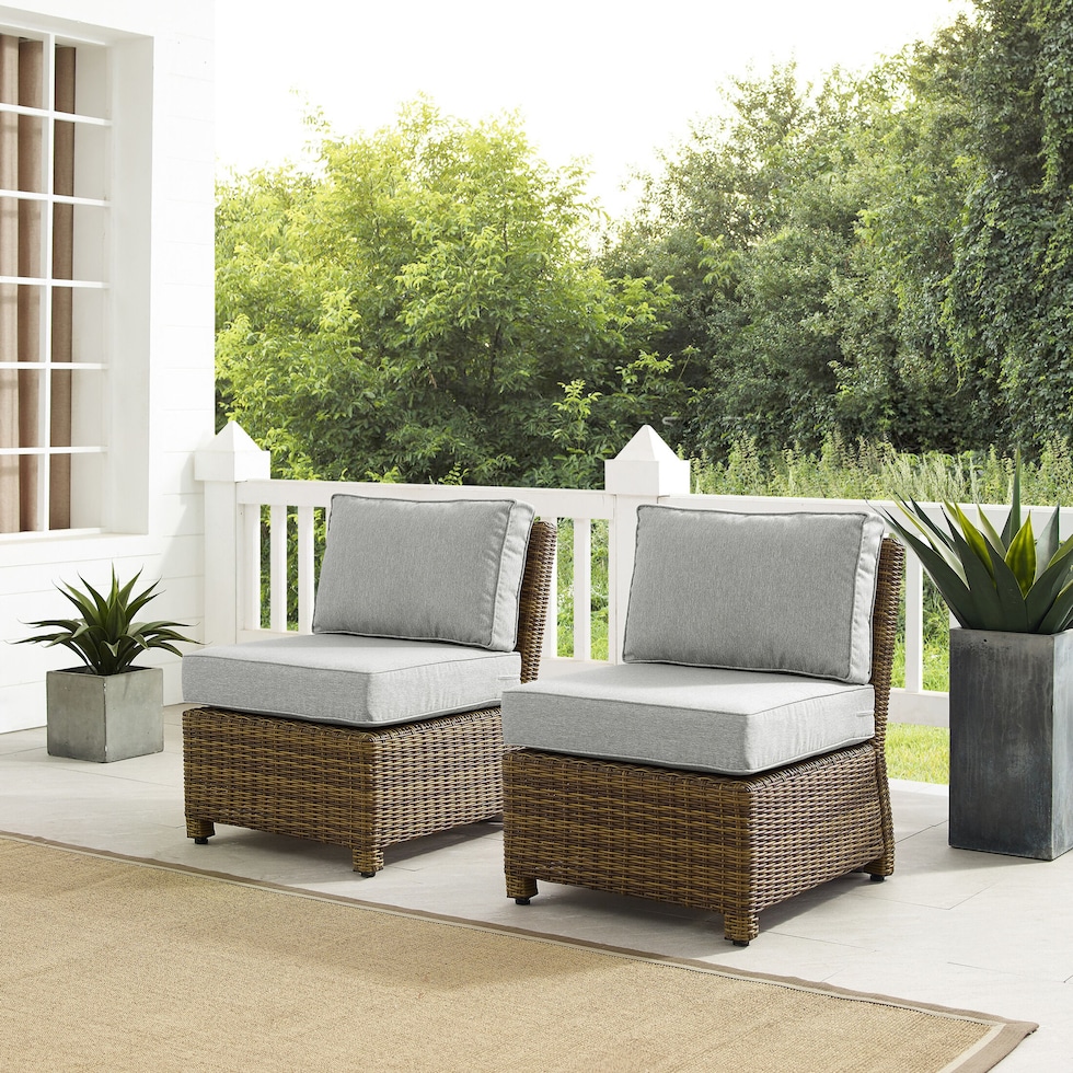 destin gray outdoor chair set   