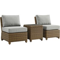 destin gray outdoor chair set   