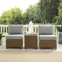 destin gray outdoor chair set   