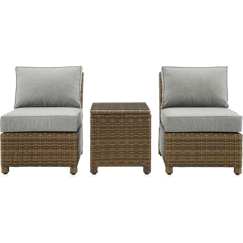 destin gray outdoor chair set   
