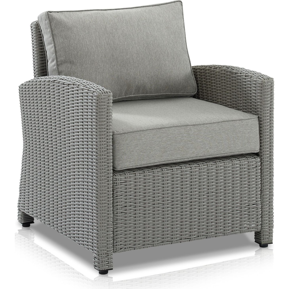 destin gray outdoor loveseat set   