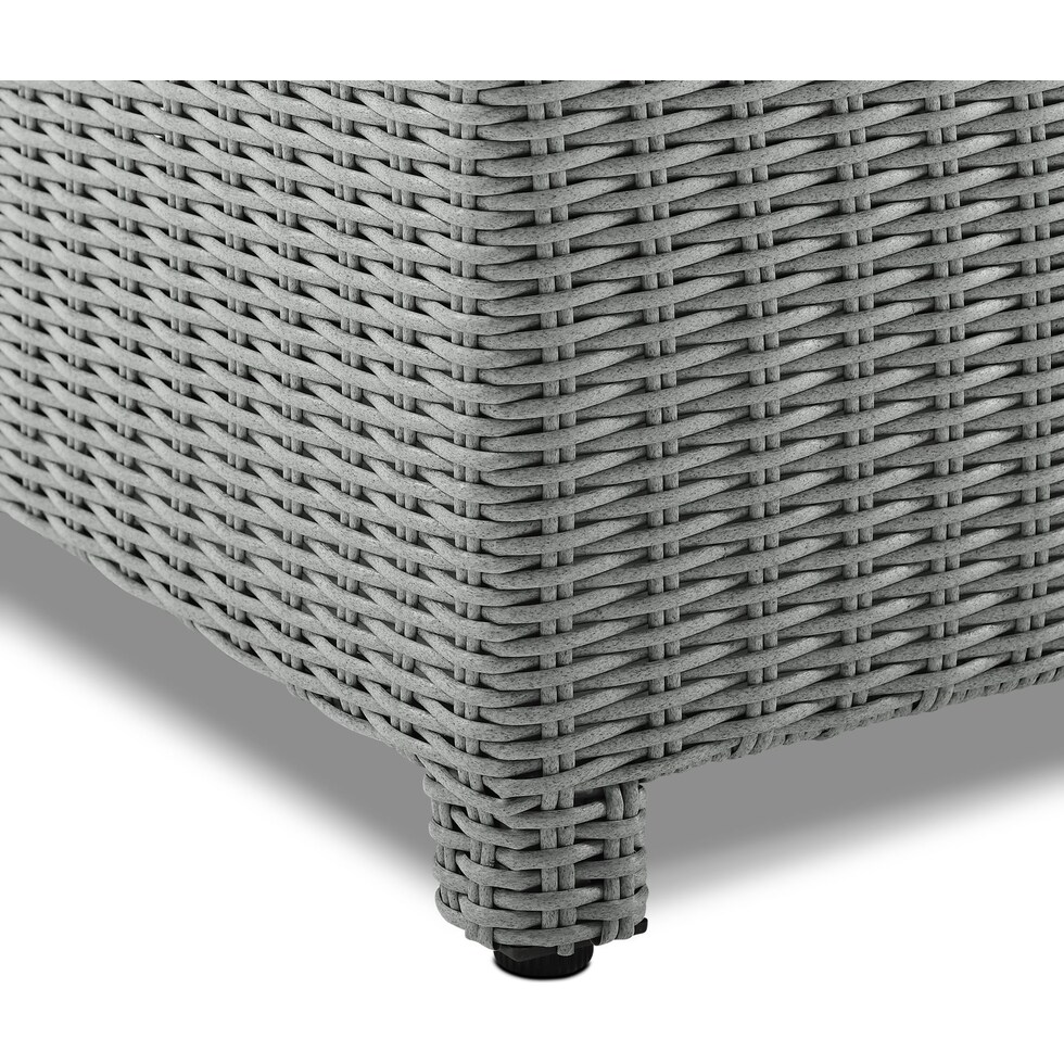 destin gray outdoor sectional set   