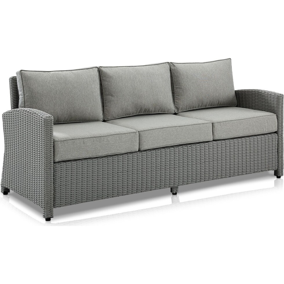 destin gray outdoor sofa set   