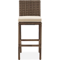 destin light brown outdoor bar stools   