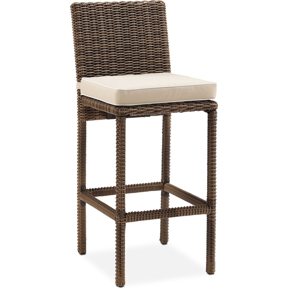 destin light brown outdoor bar stools   