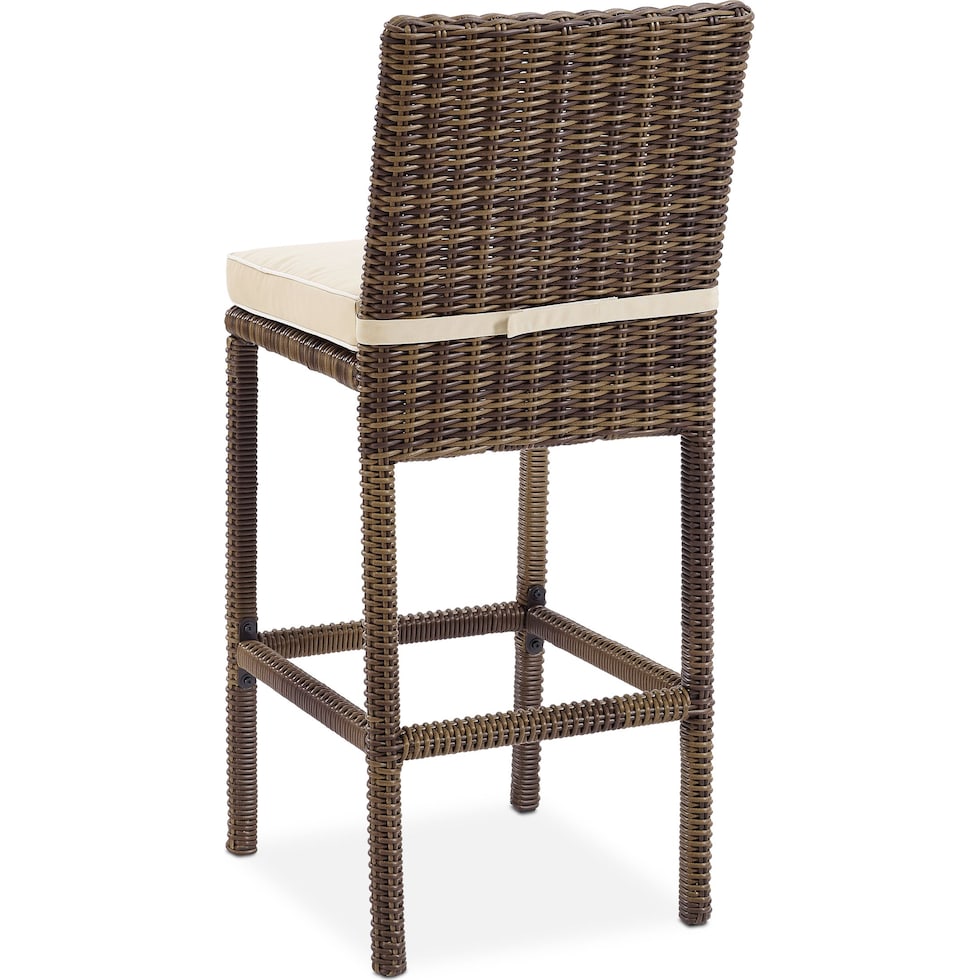 destin light brown outdoor bar stools   