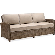 destin light brown outdoor sofa set   