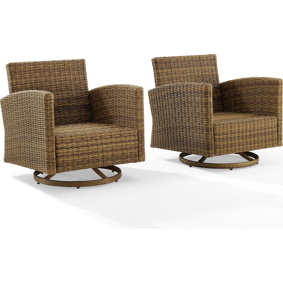 destin navy brown outdoor swivel rocker set   