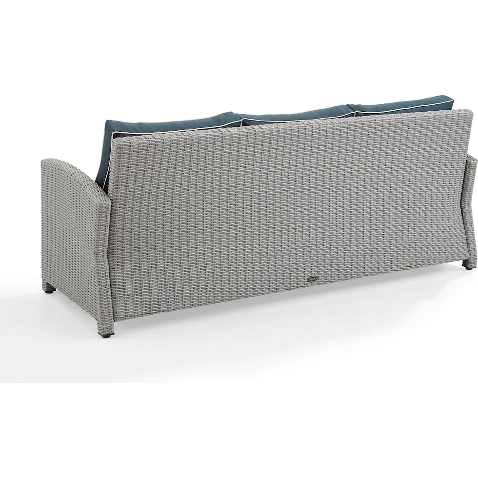 destin navy gray outdoor sofa   