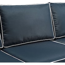 destin navy outdoor sofa   