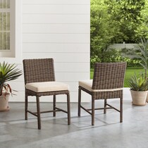 destin sand brown outdoor dining chair   