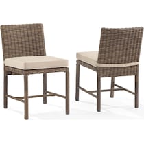 destin sand brown outdoor dining chair   