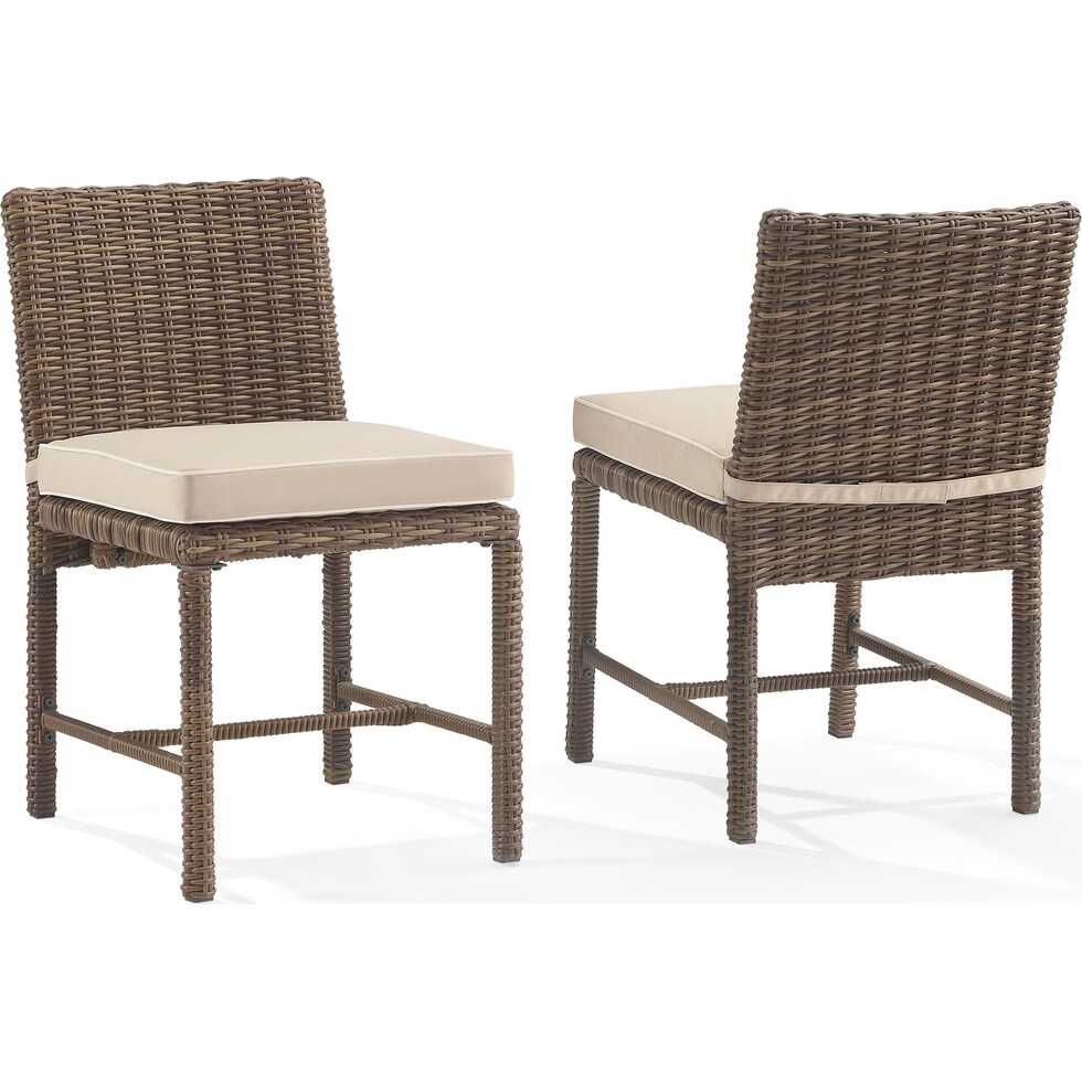 destin sand brown outdoor dining chair   